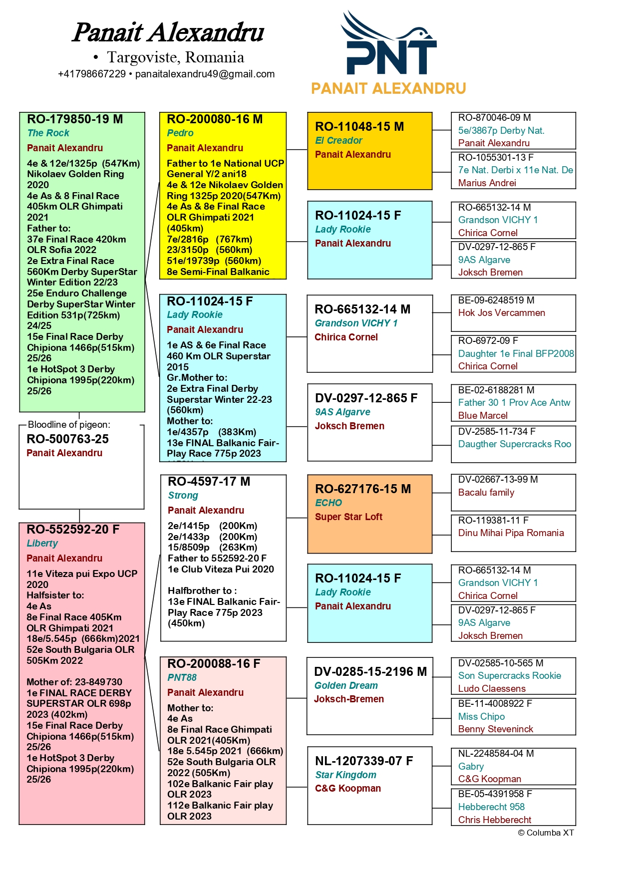 15	FINAL RACE (515 km) 	 PANAIT ALEXANDRU	 RO-25-500763	