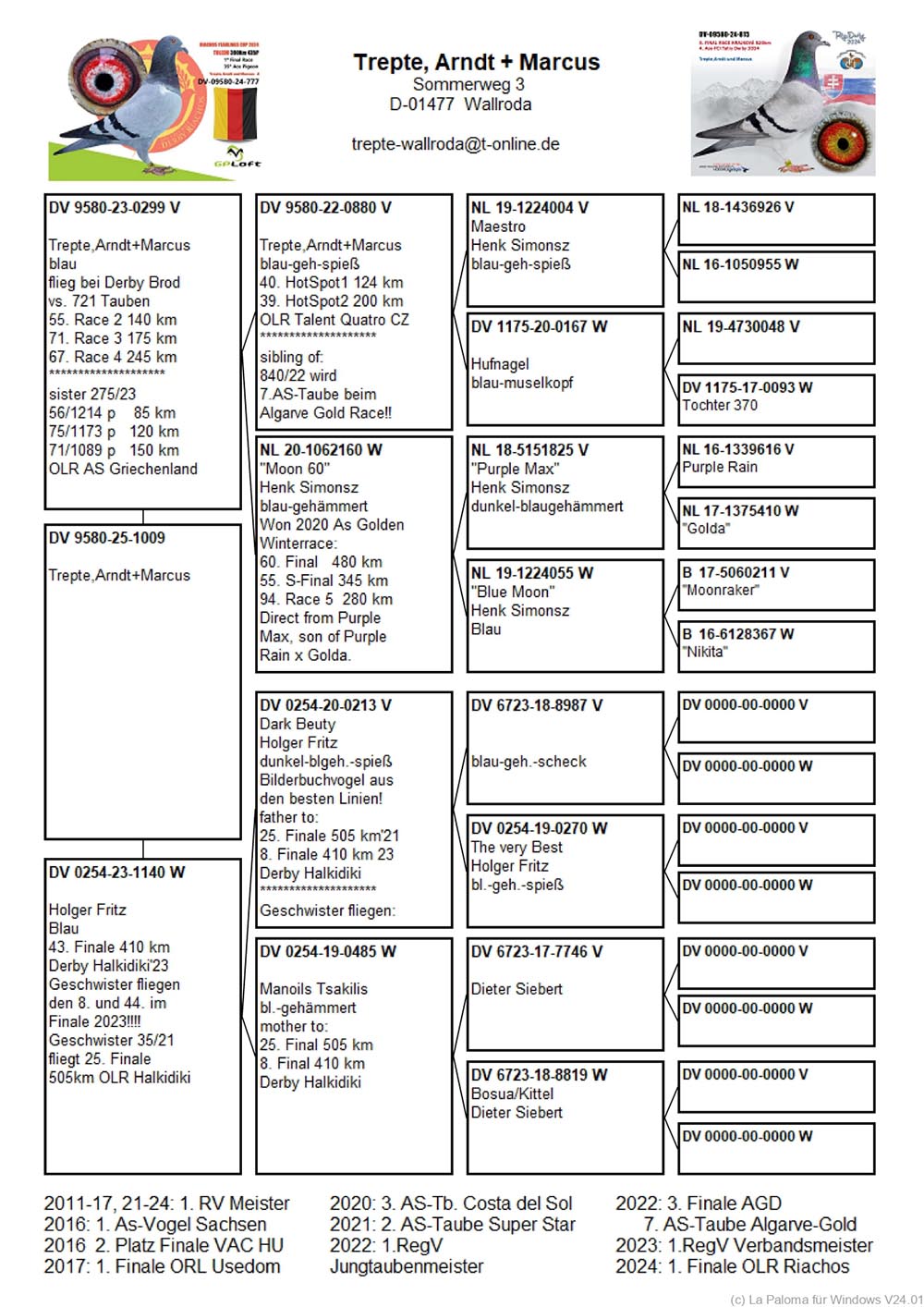 157	Final Race (502 km) 	 Trepte , Arndt und Marcus	 DV-25-09580-1009	