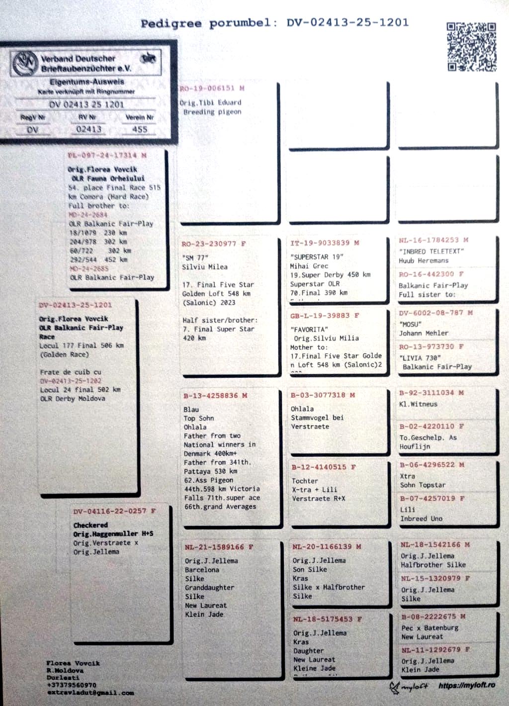 177	Final Race (506 km) 	 FLOREA VOVCIK	 DV 2413 1201	
