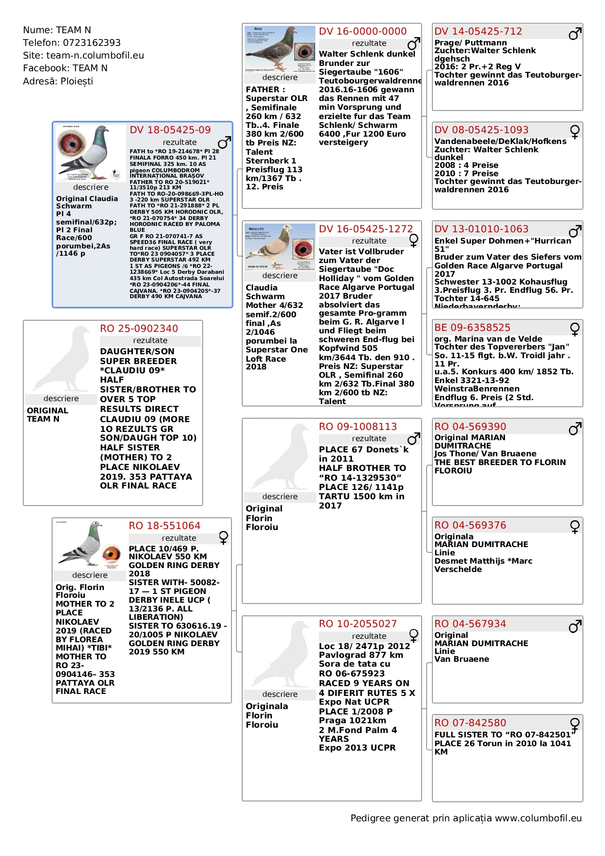 204	 	Final Race (506 km)  TEAM N	 RO 902340	