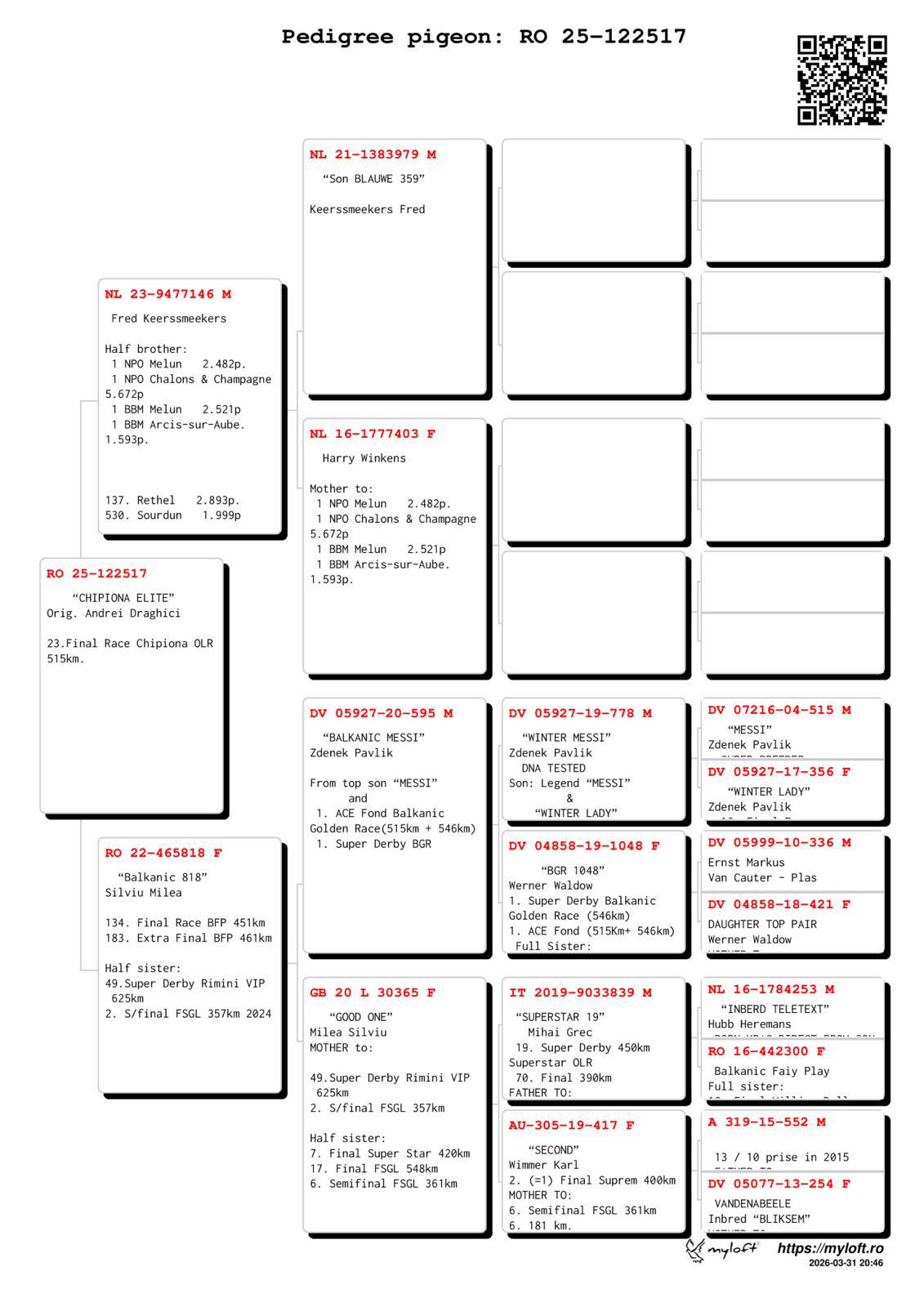 23	FINAL RACE (515 km) 	 ELITE WINGS F.A.S.I	 RO-25-UCP122517	