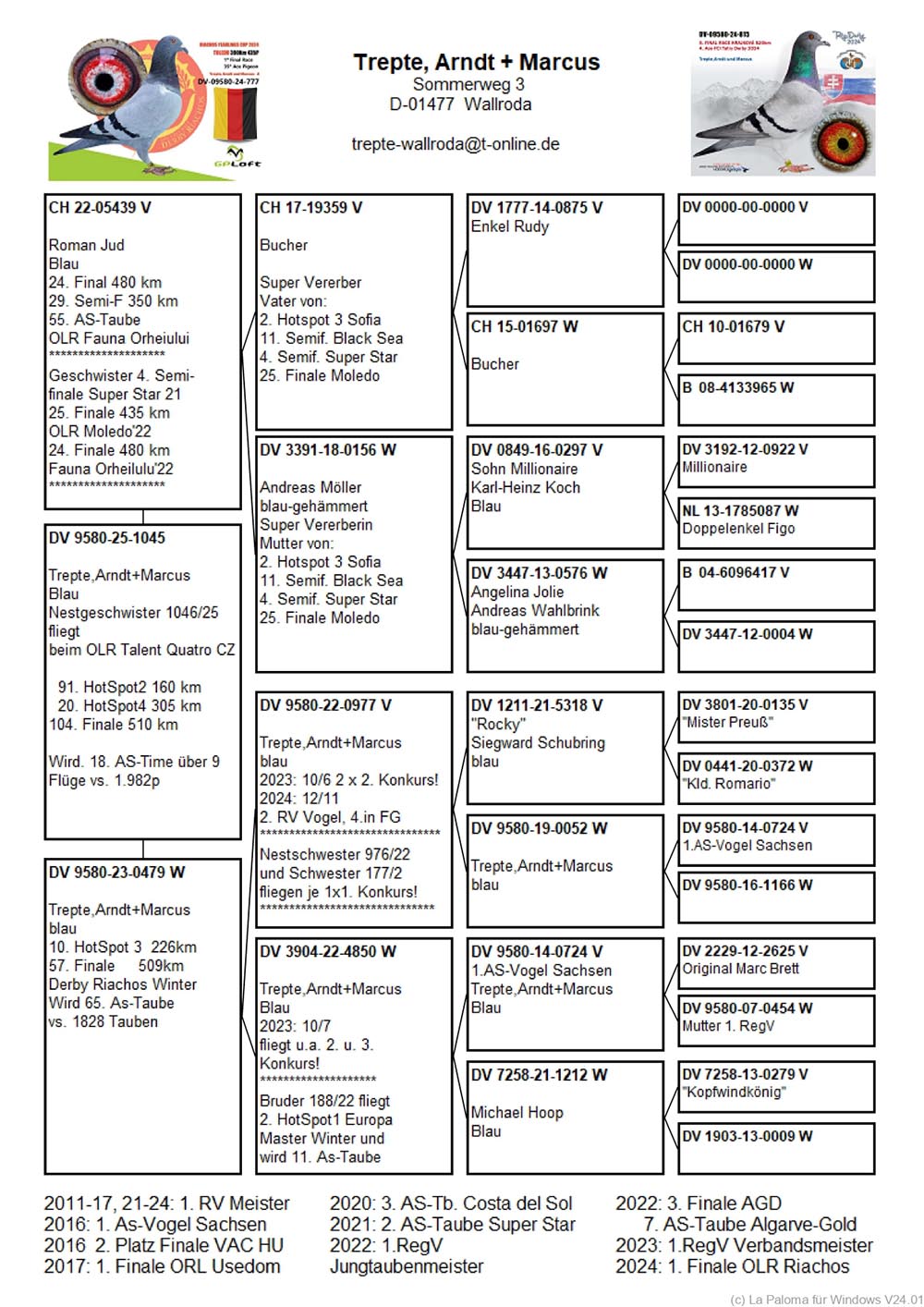 232	Final Race (502 km) 	 Trepte , Arndt und Marcus	 DV-25-09580-1045	
