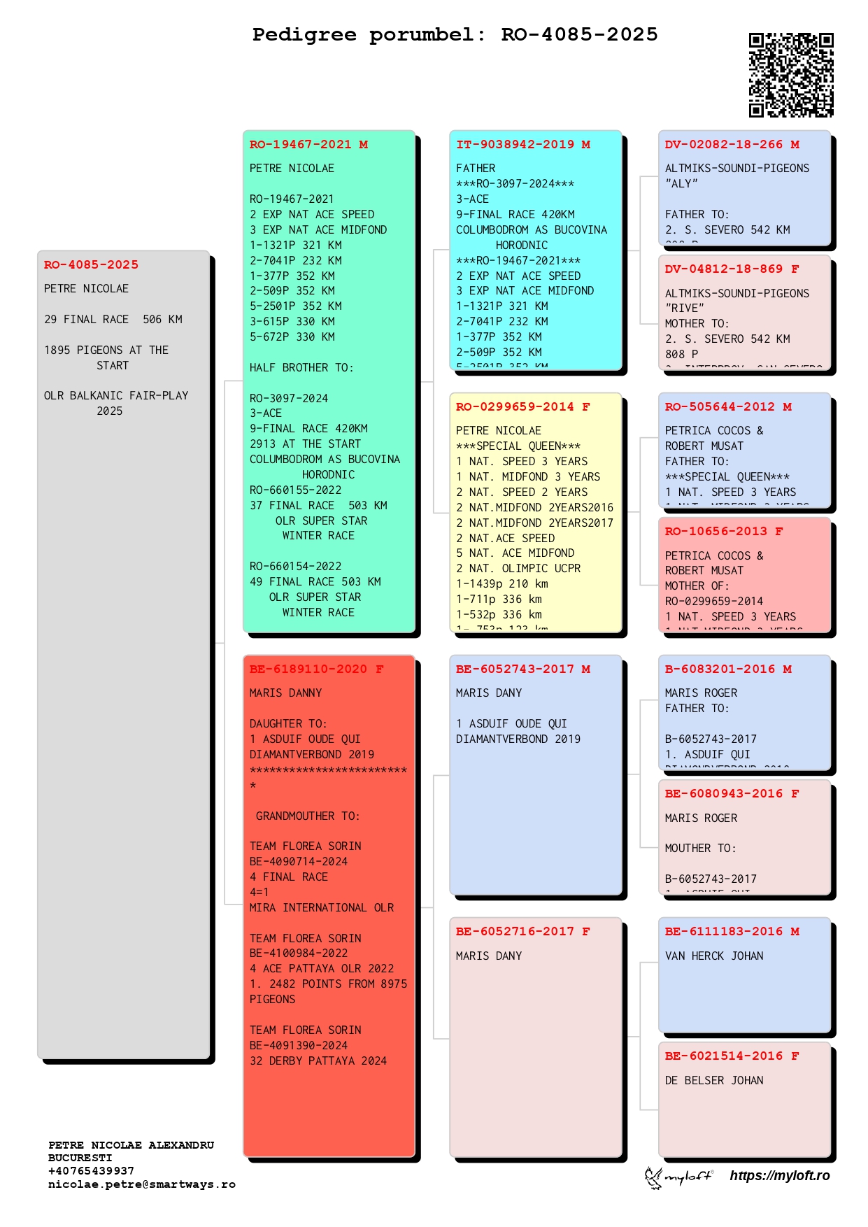 29	Final Race (506 km) 	 PETRE NICOLAE	 RO 4085	