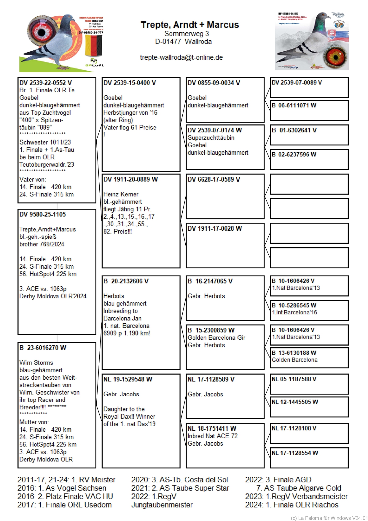49	place Super Derby (550 km) 	 Trepte , Arndt und Marcus	 DV-25-09580-1105	