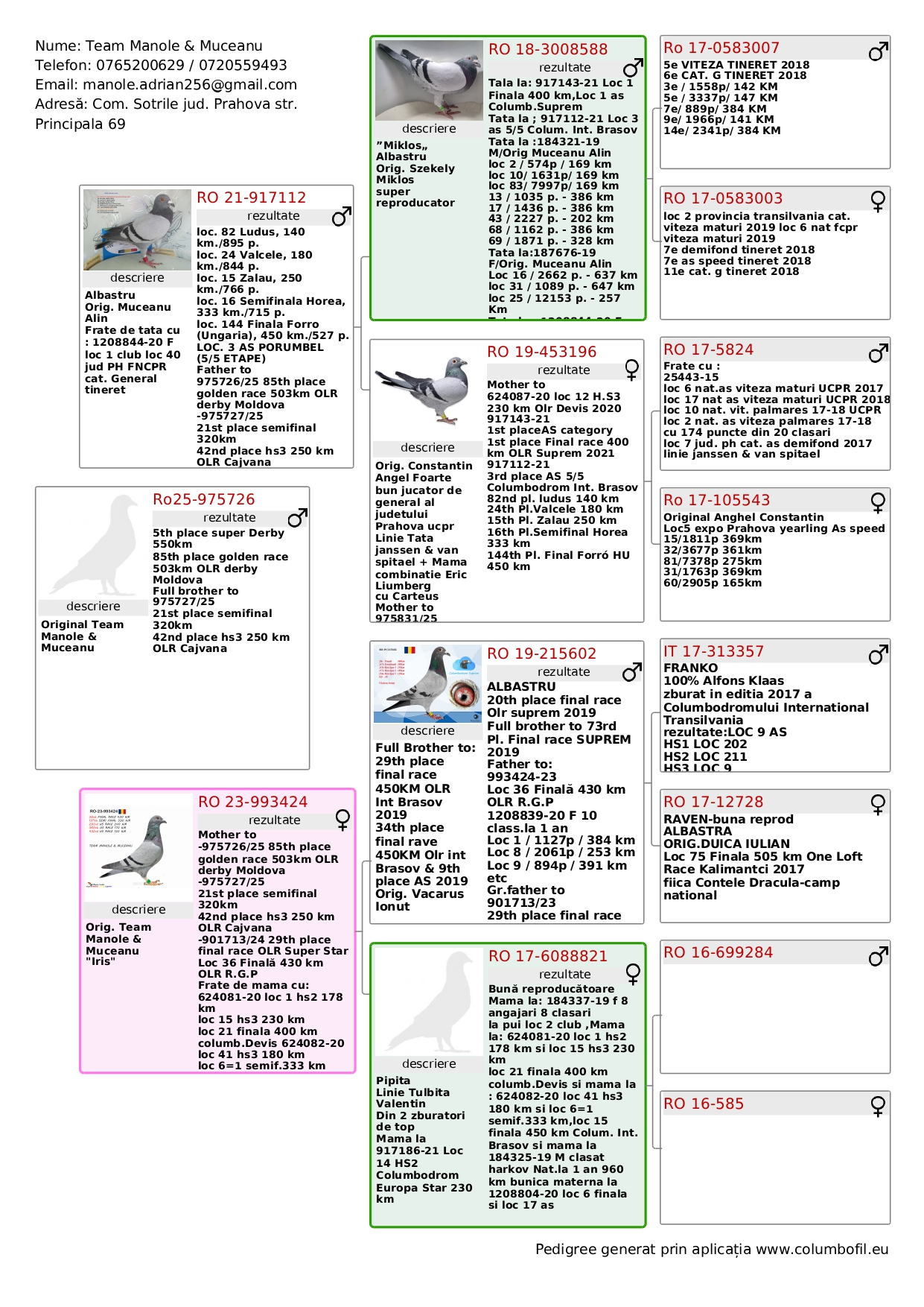 5	place Super Derby (550 km) 	 Manole + Muceanu	 RO-25-0975726	