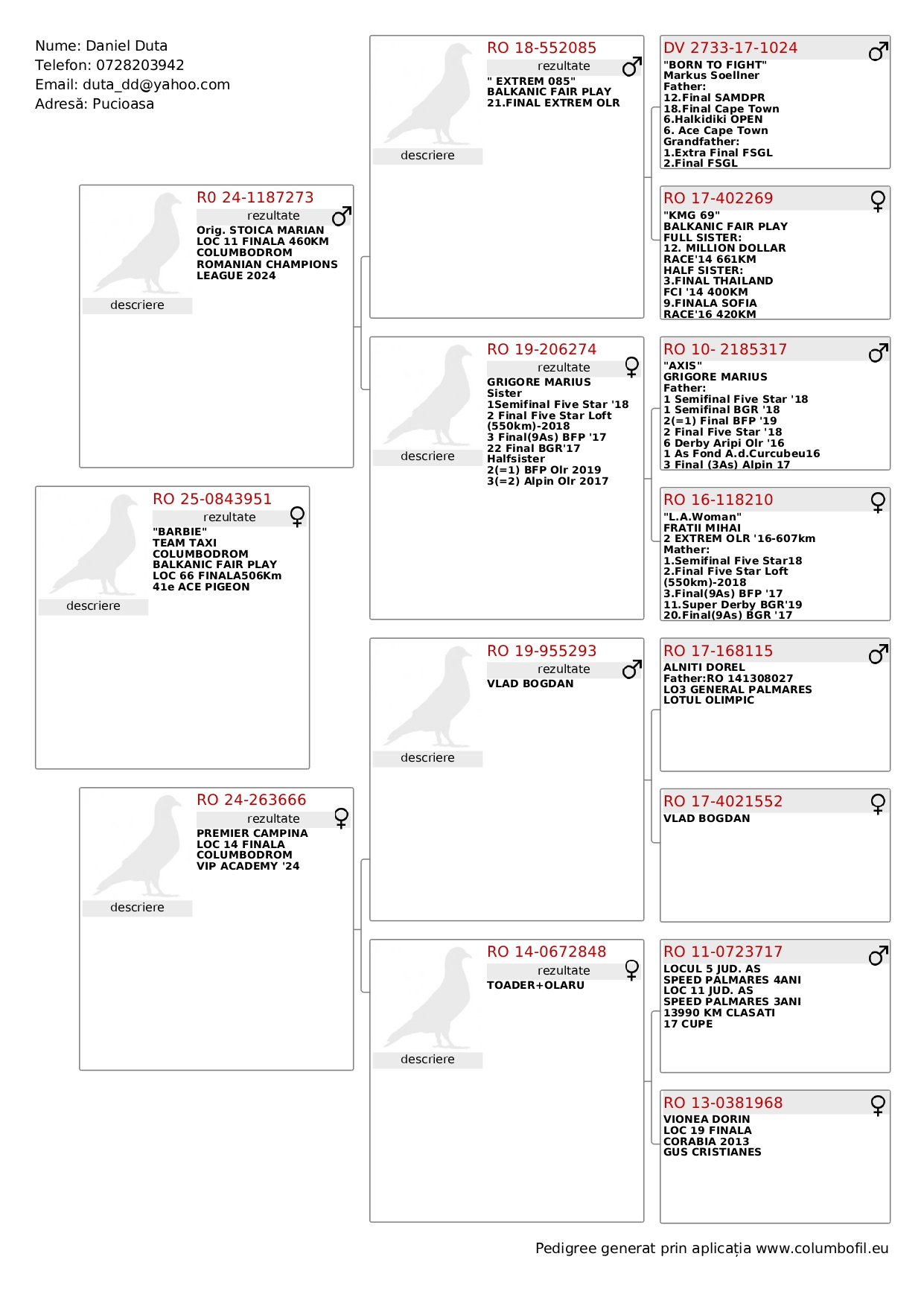 66	Final Race (506 km) 	 TEAM TAXI	 RO 843951	