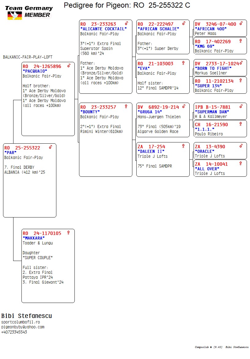 7	Final Race (412 km) 	 Bibi Stefanescu	 RO-255322-2025	