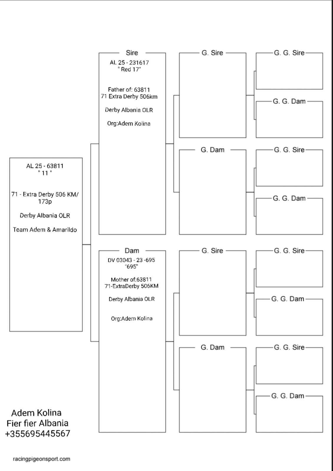 71	place Super Derby (506 km) 	 Adem & Amarildo Team A	 AL-63811-2025 	