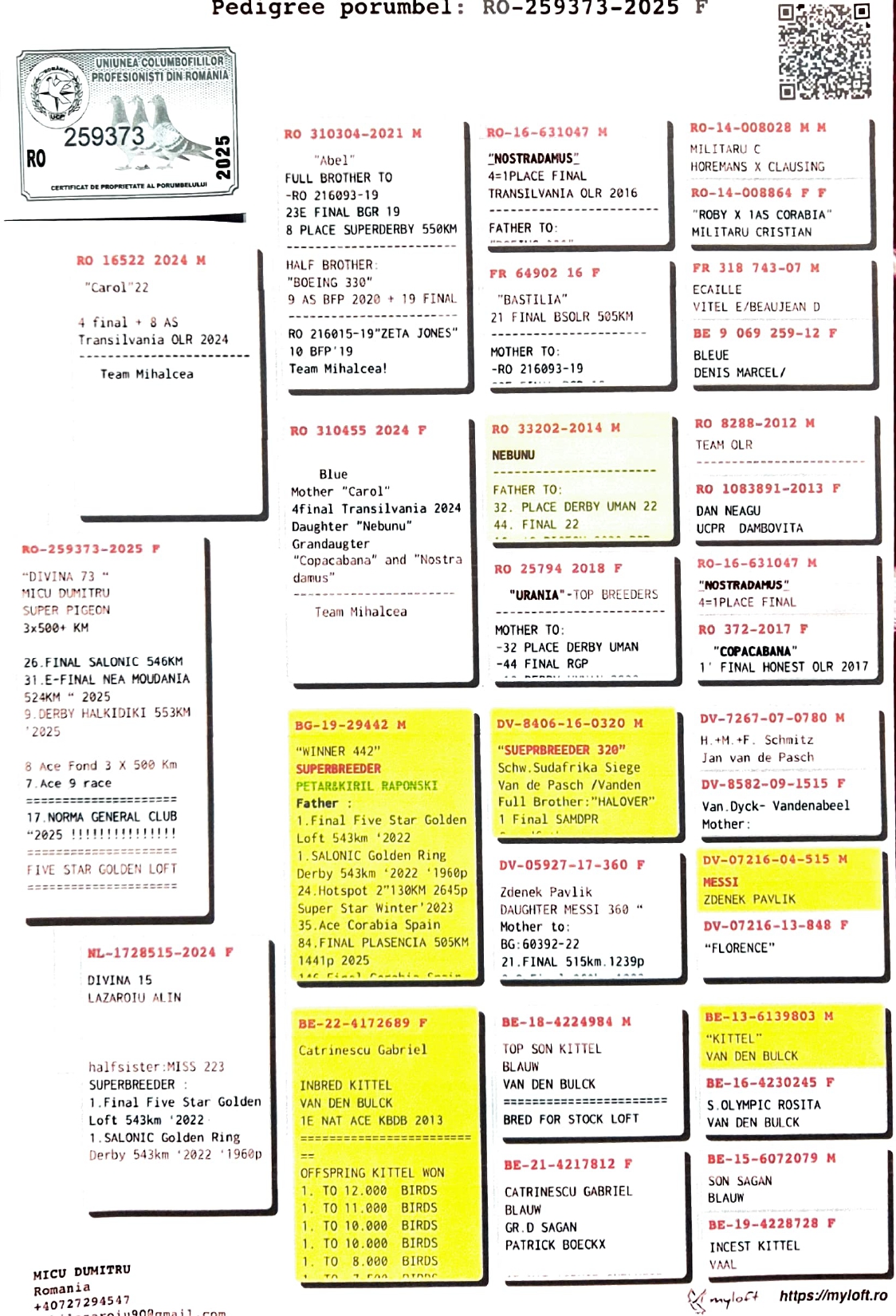 9	place Super Derby Halkidiki (554 km)	MICU DUMITRU	259373	25					