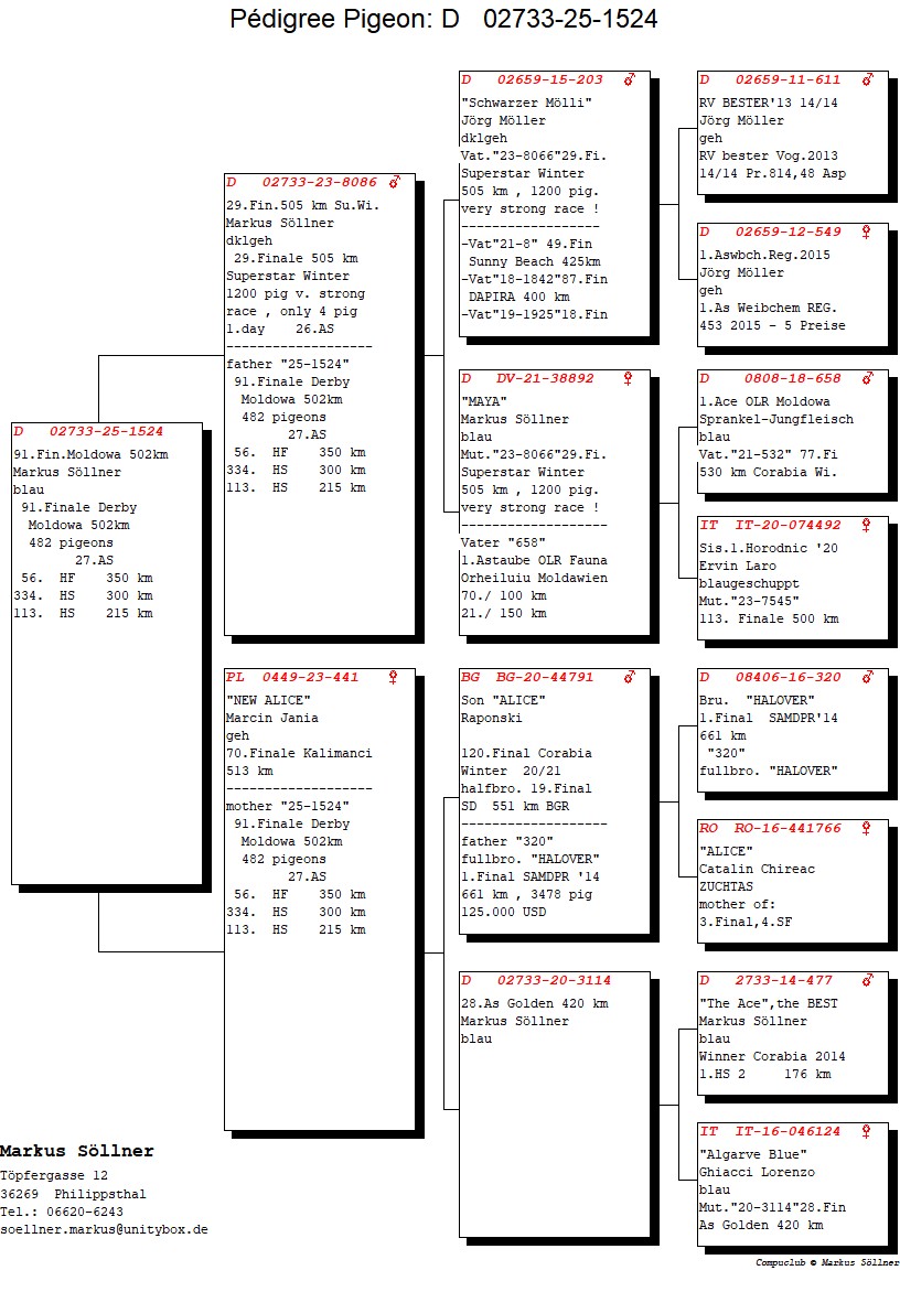 91	Final Race (502 km) 	 Familie Soellner	 DV-25-02733-1524	