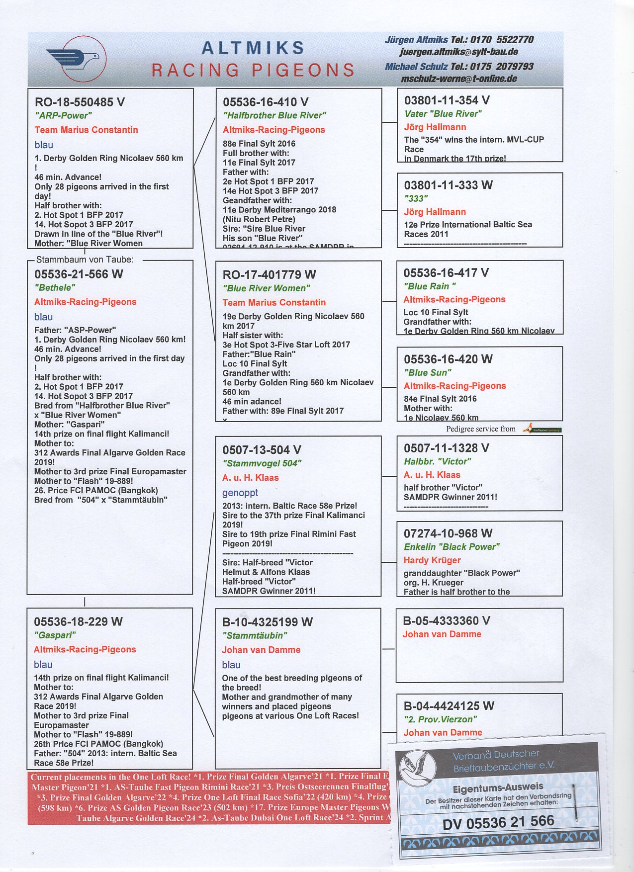 DV 5536 21 566 - DAUGHTER 1 NIKOLAEV GOLDEN RING; HSISTER 3 FINAL EMP ETC