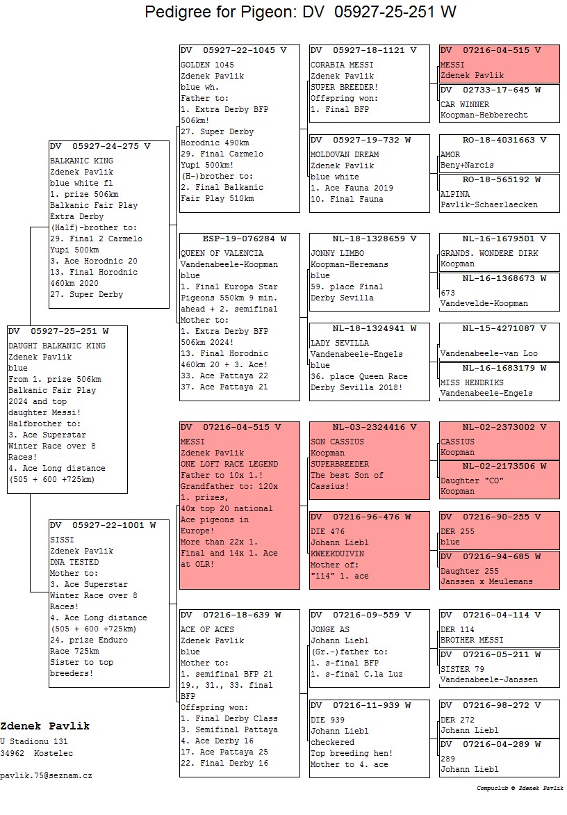 DV 5927 25 251 F - Daughter 1 Extra Final BFP (506 km)